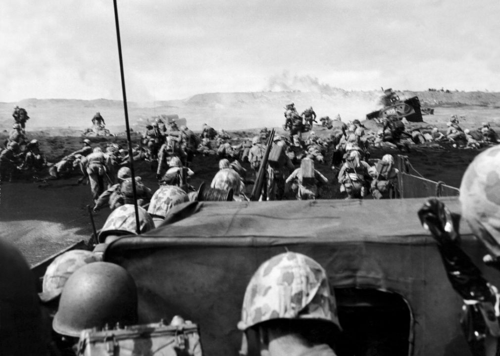 Then: Iwo Jima, Japan (1945)